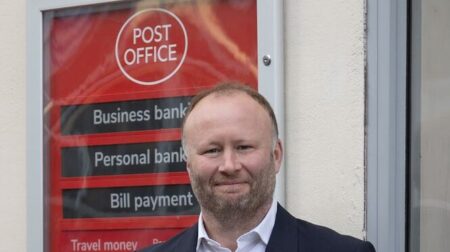 New Post Office CEO announces banking deal for postmasters.