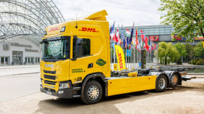 E-truck with fuel-powered backup generator shows promise, DHL reports