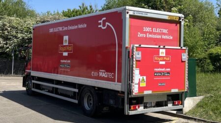 Royal Mail trials first electric truck with Magtec Royal Mail trials first electric truck with Magtec