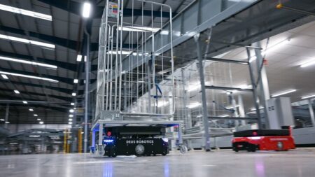 DPD partners with Deus Robotics for tailored autonomous warehouse system.