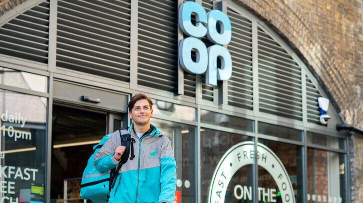 Co-op partners with Deliveroo Express on fast grocery delivery