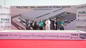 Toll Group and CWT break ground on DC6 distribution center in Dubai South