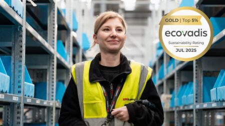 XPO Logistics awarded EcoVadis gold medal for sustainability efforts.