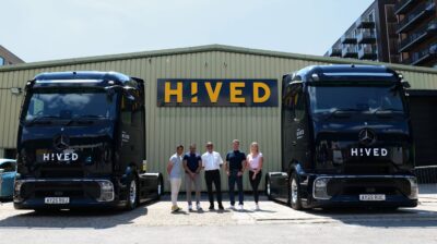 TEG and Hived to offer fully electric parcel delivery network to logistics industry