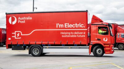 Australia Post accelerates decarbonization with electric truck trial and Ampol renewable diesel partnership