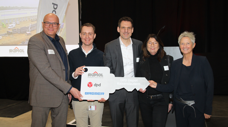 DPD Germany open parcel sorting center in Kaiserslautern.