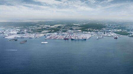 Gothenburg region named best logistics location in the Nordics Aerial view of the Port of Gothenburg.