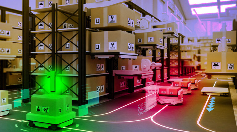 AI system improves warehouse robot traffic flow, MIT study finds.