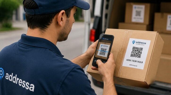 SUPPLIER INTERVIEW: George Tabakyan, director of operations at OnyX Space Addressa delivery driver scanning QR code on parcel.