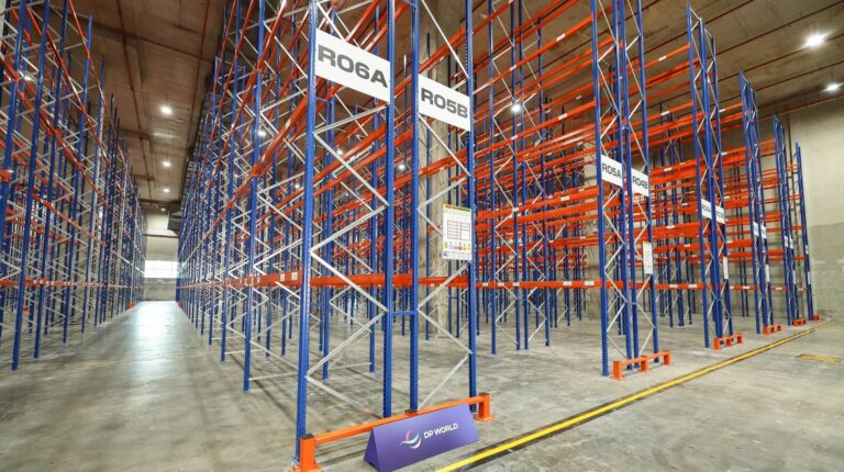 Interior of one of DP World’s warehouses in the region Image: DP World